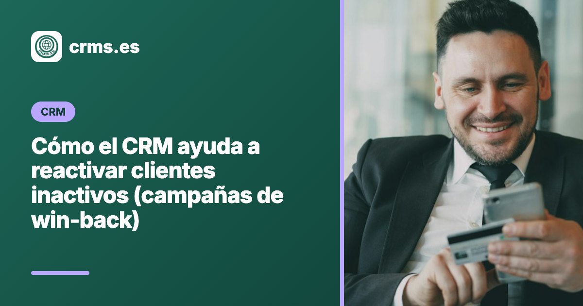 Reactivar clientes inactivos win-back CRM