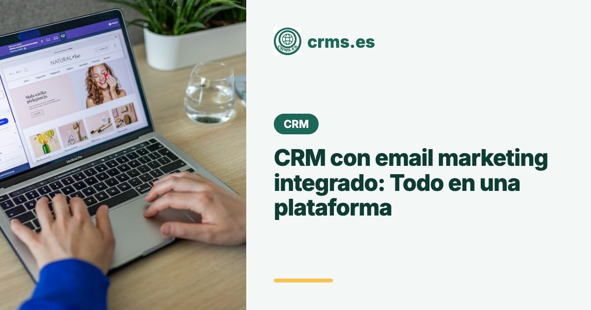 CRM email marketing integrado
