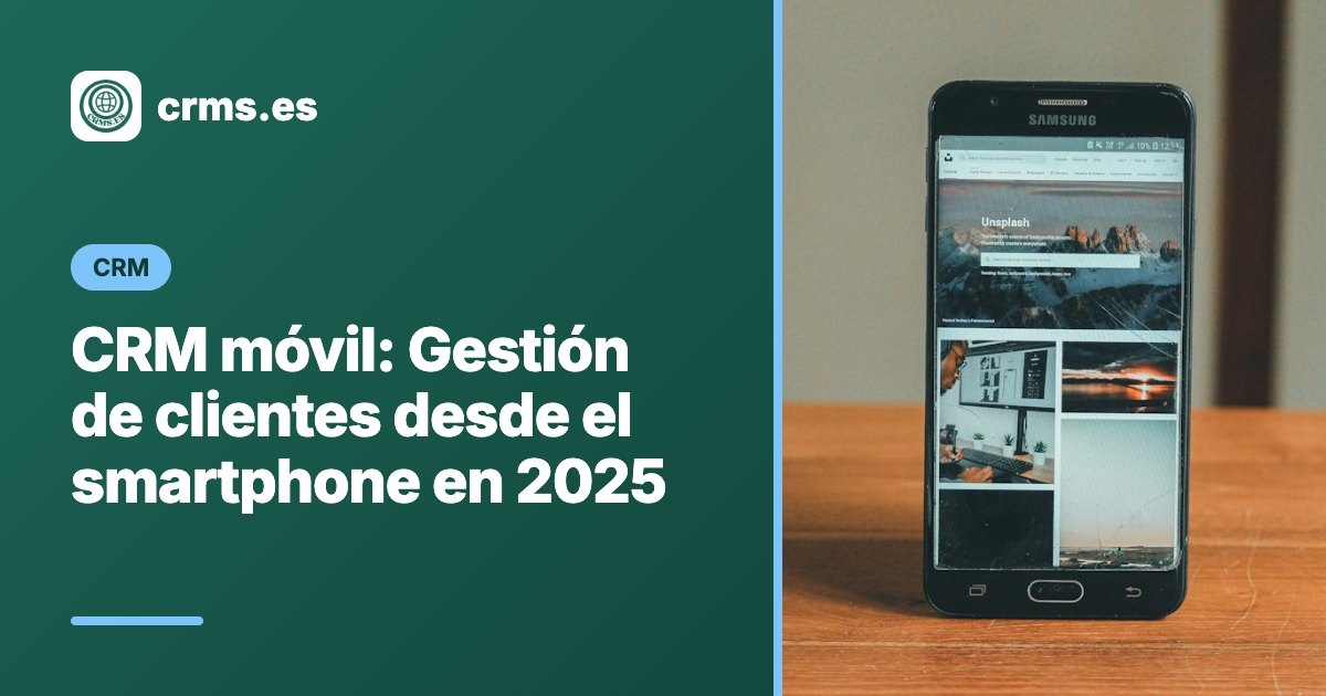 CRM móvil smartphone