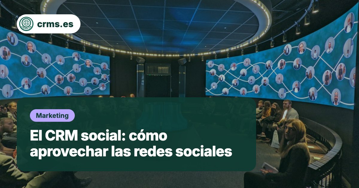 CRM social redes sociales