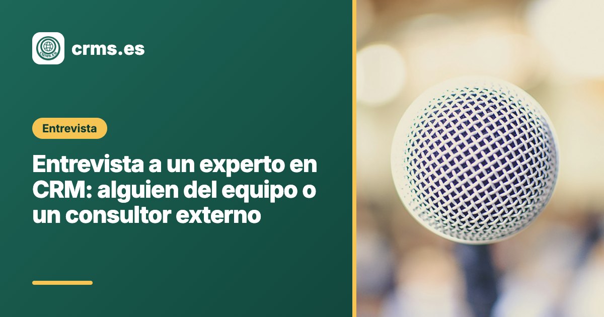Entrevista experto CRM