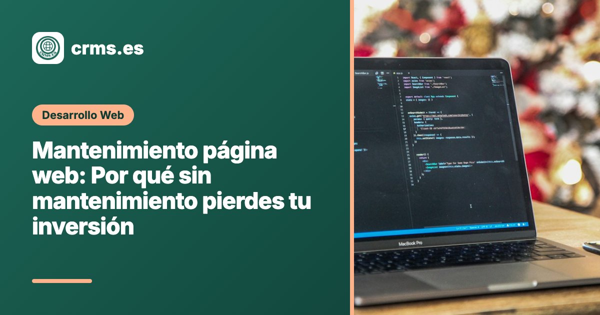 mantenimiento página web