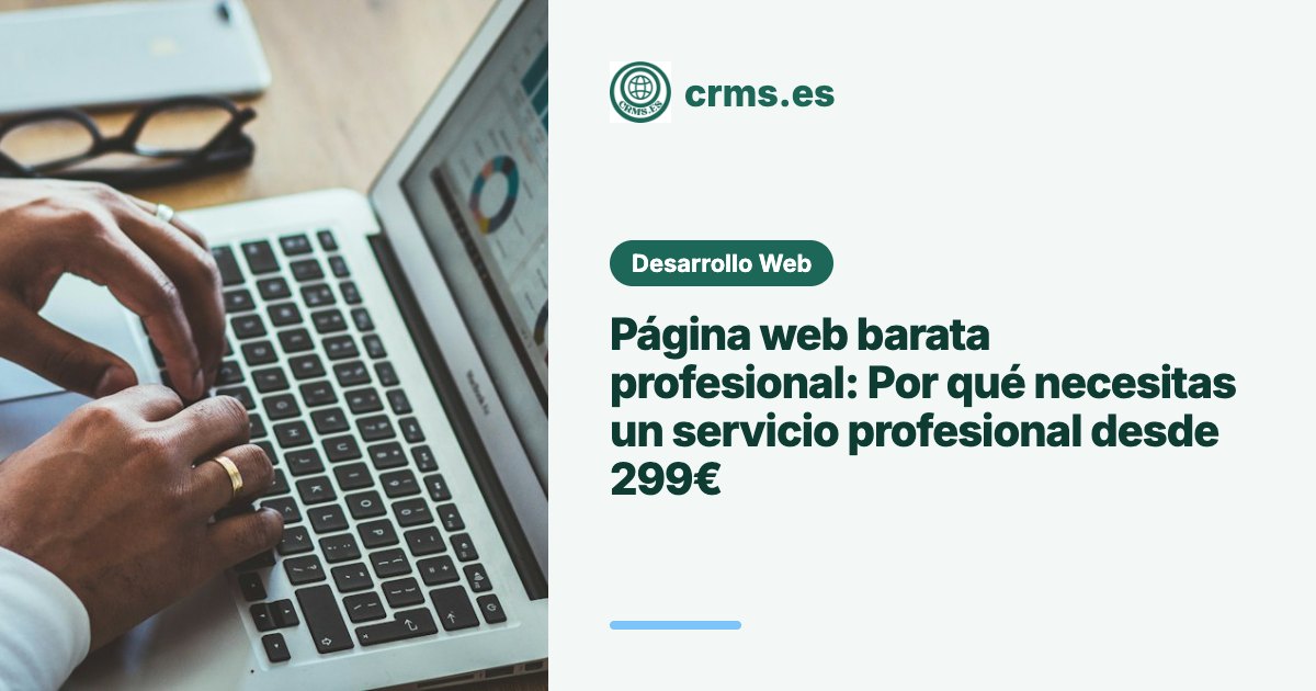 página web barata profesional