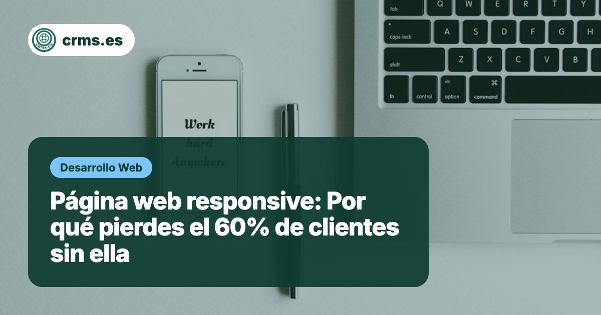página web responsive móvil