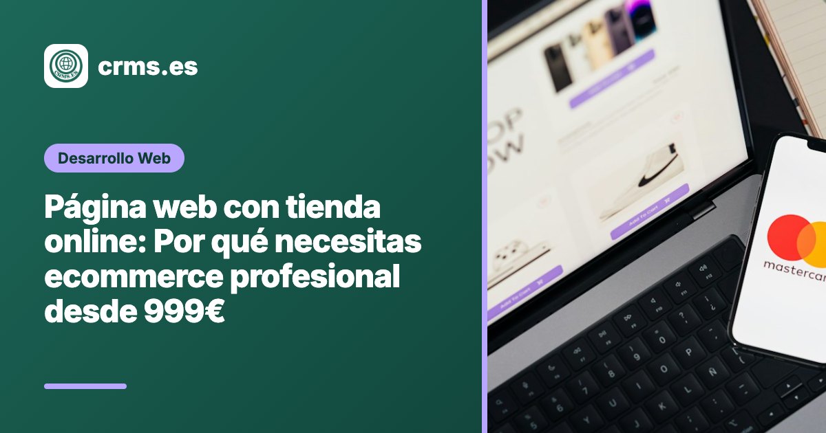 página web tienda online ecommerce