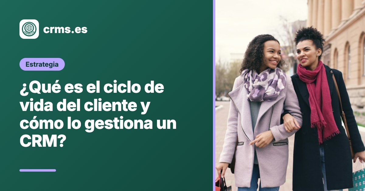 Ciclo de vida del cliente CRM gestión
