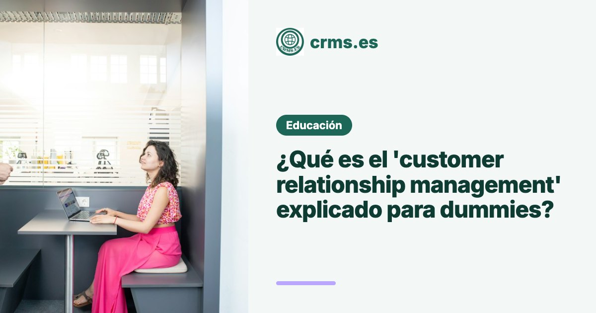 Customer Relationship Management explicado dummies